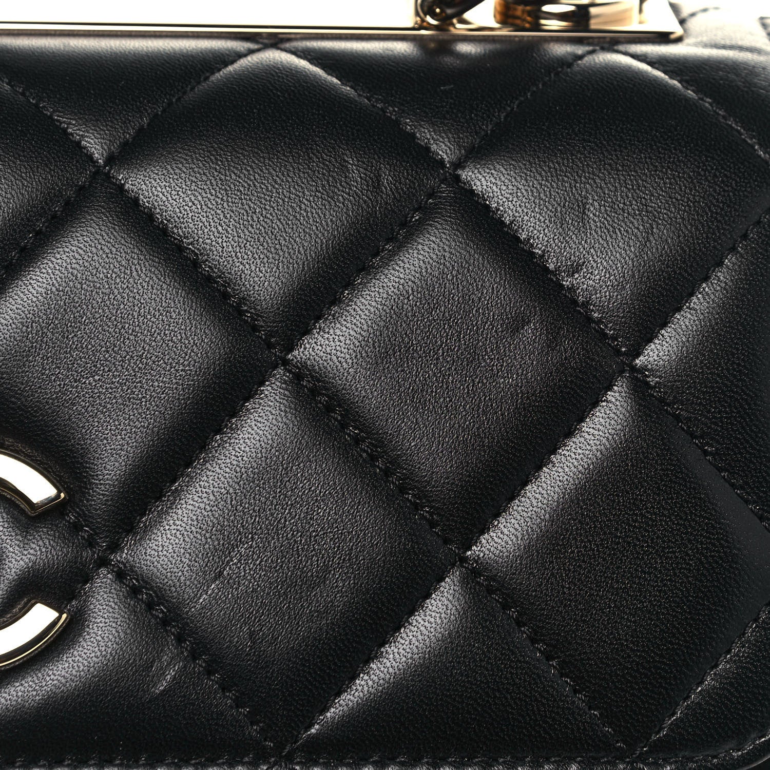 Chanel Lambskin Quilted Small Trendy CC Dual Handle Flap Bag Black 13 of 15