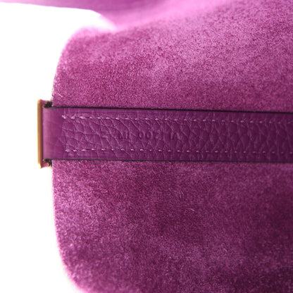 Hermes Taurillon Clemence Picotin Lock 22 MM Anemone 7 of 9