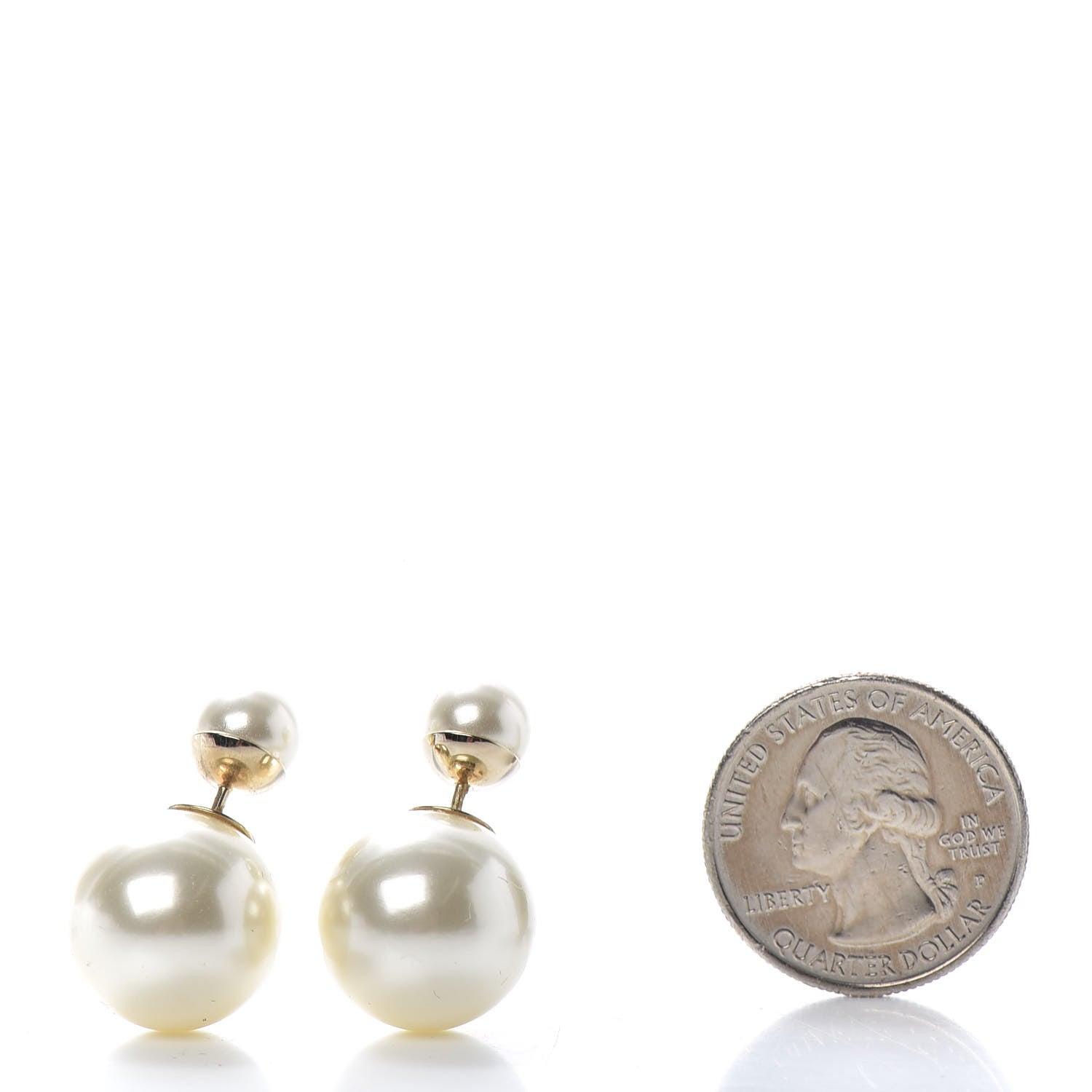 Christian Dior Pearl Mise En Dior Tribal Earrings 2 of 3