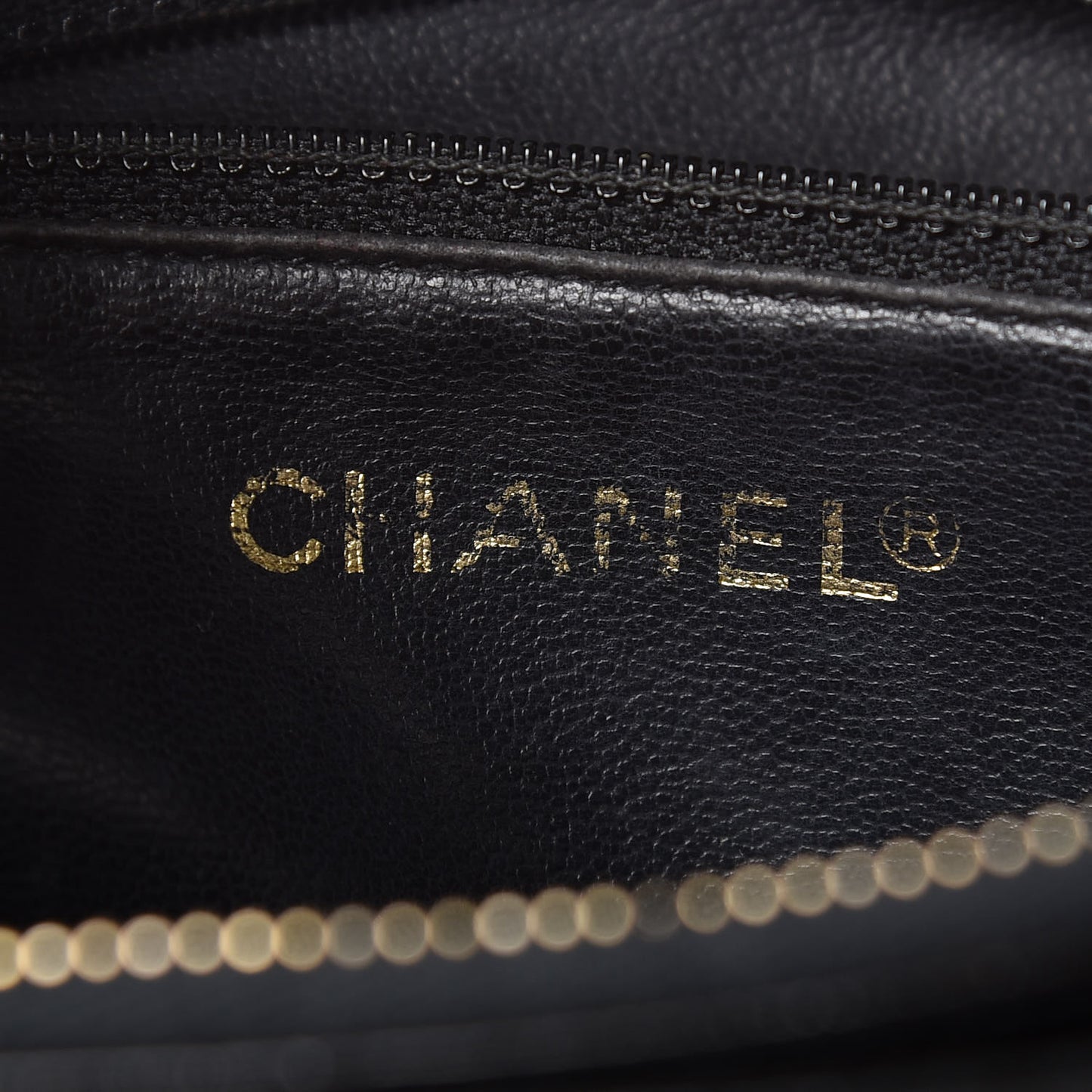 Patent CC Shoulder Bag Black