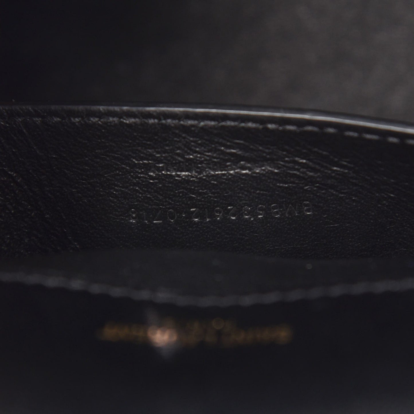 Patent Calfskin Matelasse Monogram Small Vicky Chain Bag Black