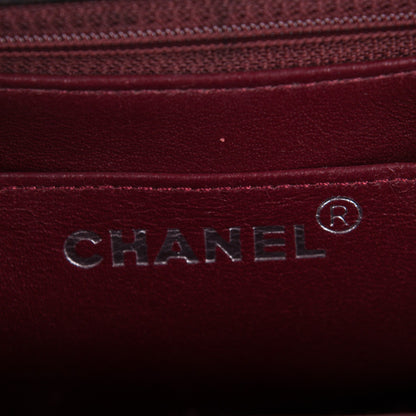 Chanel Calfskin Stitched Shoulder Bag Black 7 of 9