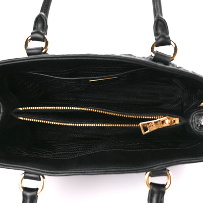 Prada Tessuto Nylon Gaufre Small Tote Black 5 of 11