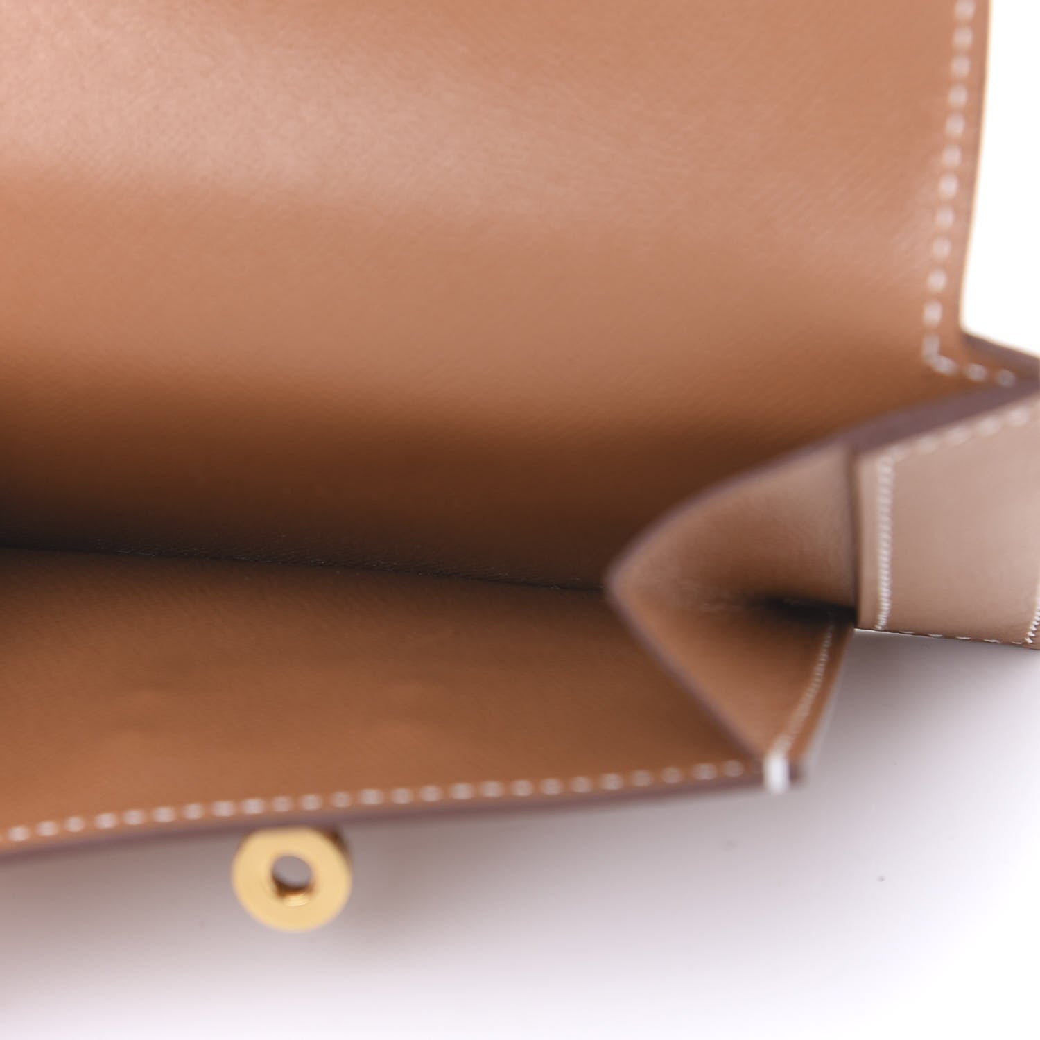 Hermes Epsom Kelly Pocket Compact Wallet Gold 5 of 10