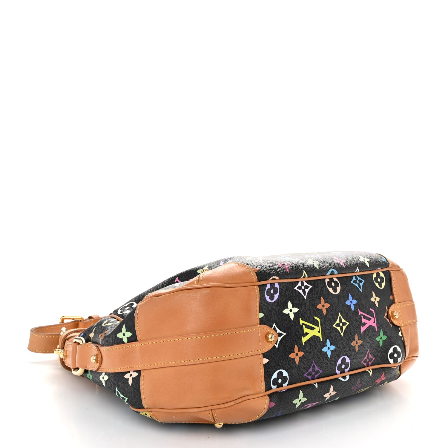 Louis Vuitton Monogram Multicolor Greta Black 4 of 9