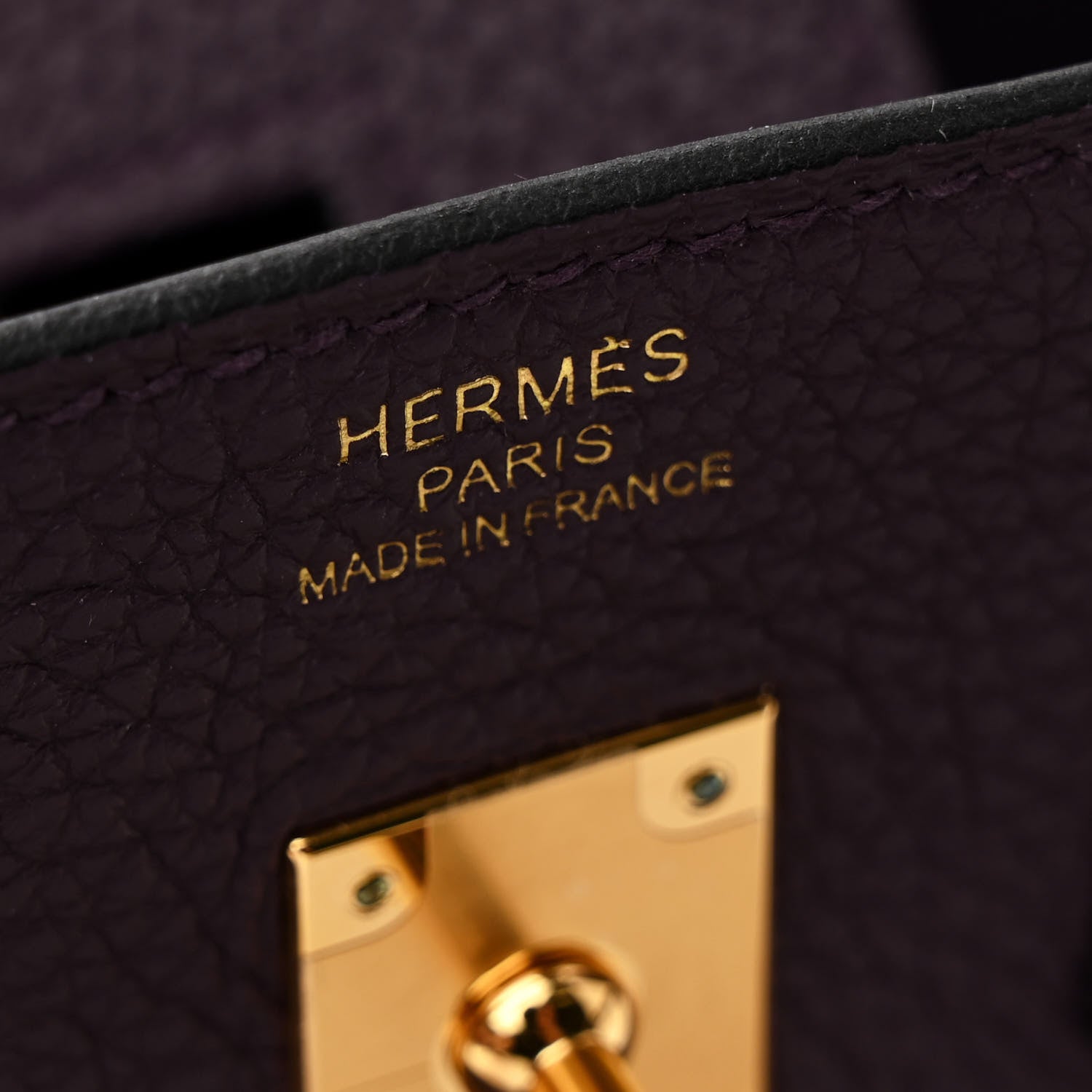 Hermes Togo Birkin 25 Cassis 6 of 10