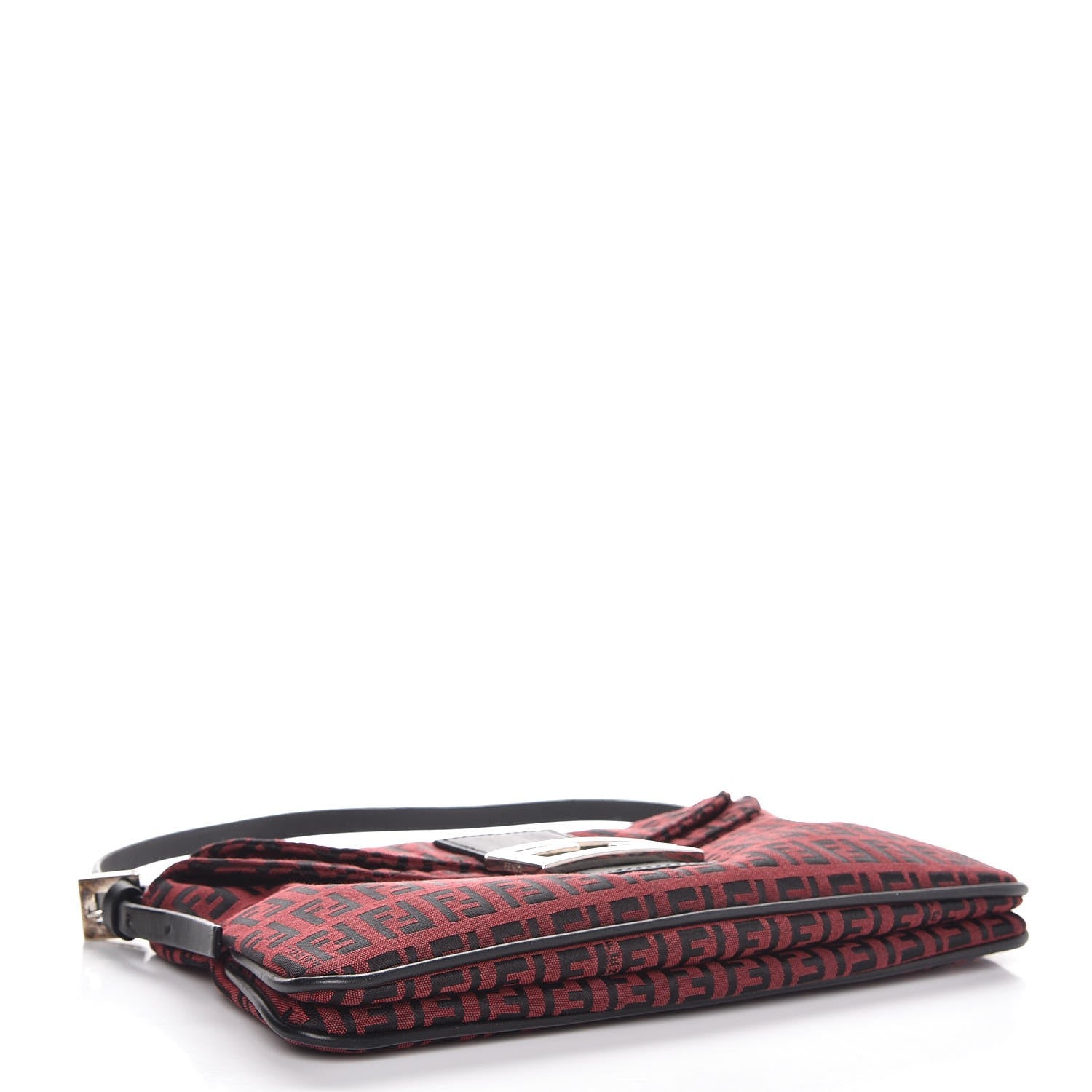 Fendi Zucchino Baguette Red Black 4 of 7