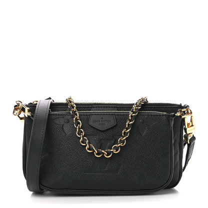 Louis Vuitton Empreinte Monogram Giant Multi Pochette Accessories Black 1 of 13