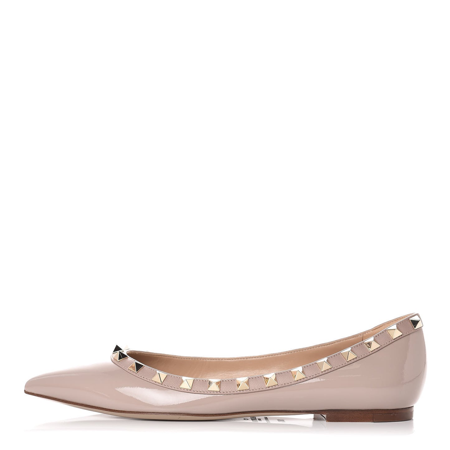 Patent Rockstud Ballerina Flats 36.5 Poudre