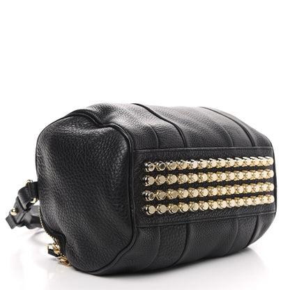 Alexander Wang Pebbled Lambskin Rockie Black Pale Gold Hardware 4 of 8