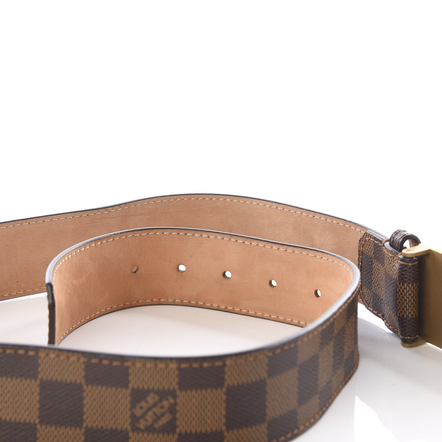Louis Vuitton Damier Ebene Inventeur Belt 80 32 7 of 7
