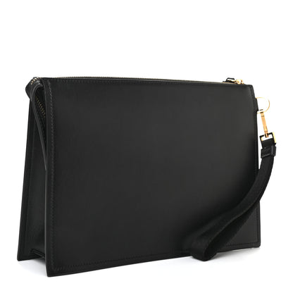 Versace Calfskin La Medusa Large Pouch Black 3 of 8