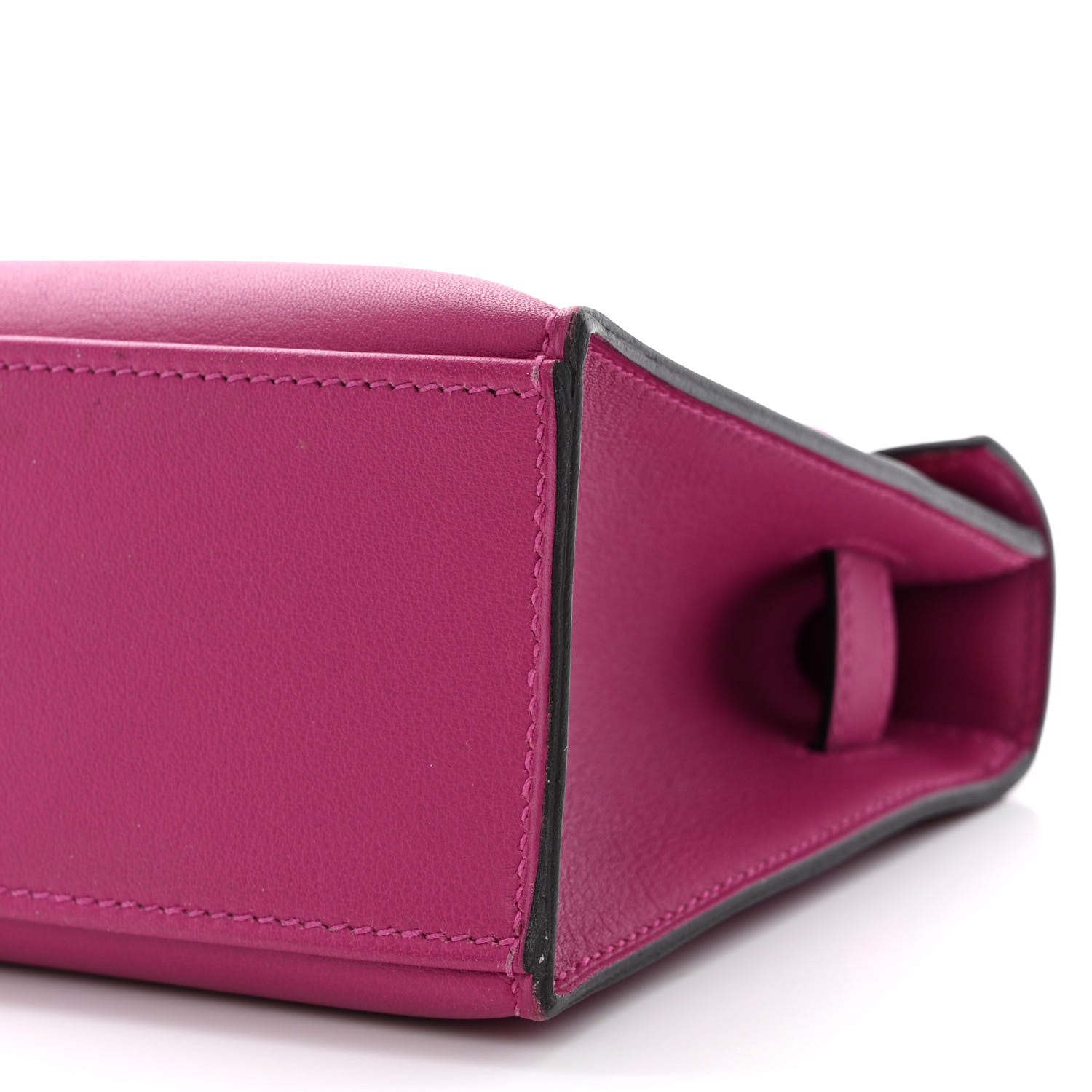 Hermes Swift Kelly Pochette Clutch Rose Pourpre 10 of 10