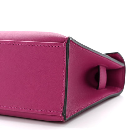 Hermes Swift Kelly Pochette Clutch Rose Pourpre 10 of 10