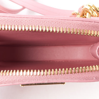 Prada Saffiano Mini Crossbody Bag Petalo 6 of 8