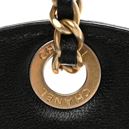 Chanel Lambskin Quilted Chanel 19 Luggage Tag Black 7 of 7