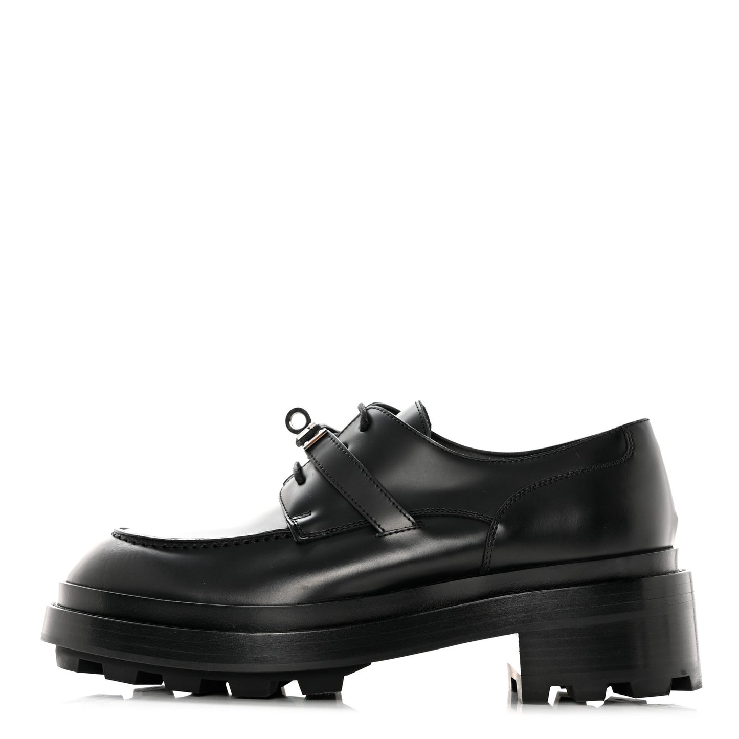 Glossed Calfskin First Oxford 36 Black
