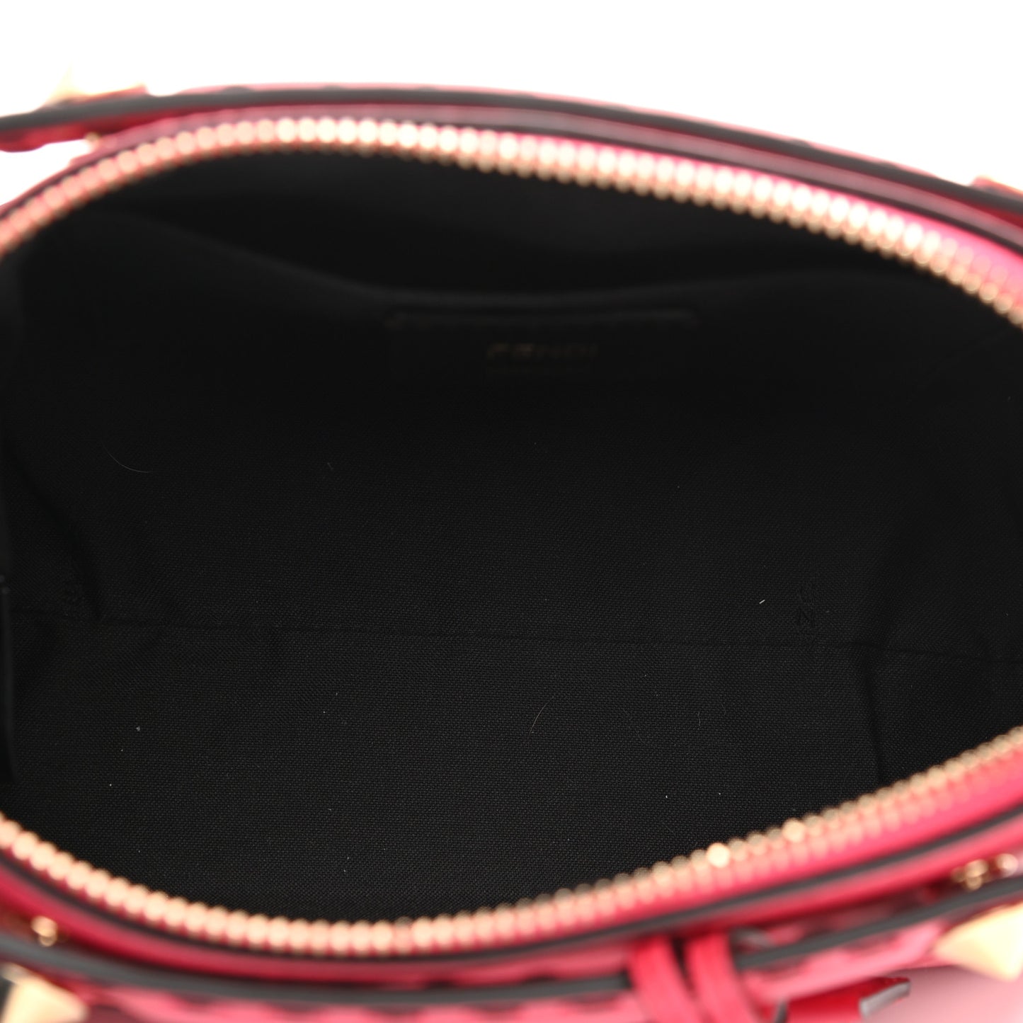 Vitello King Logo Embossed Mini By The Way Boston Bag Lampone