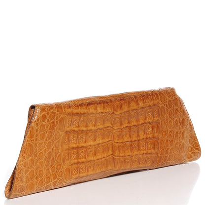 Nancy Gonzalez Crocodile Long Clutch Gold 3 of 7