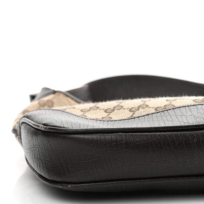 Gucci Monogram Web Jackie O Hobo Dark Brown 8 of 11