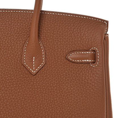 Hermes Togo Birkin 25 Gold 29 of 34