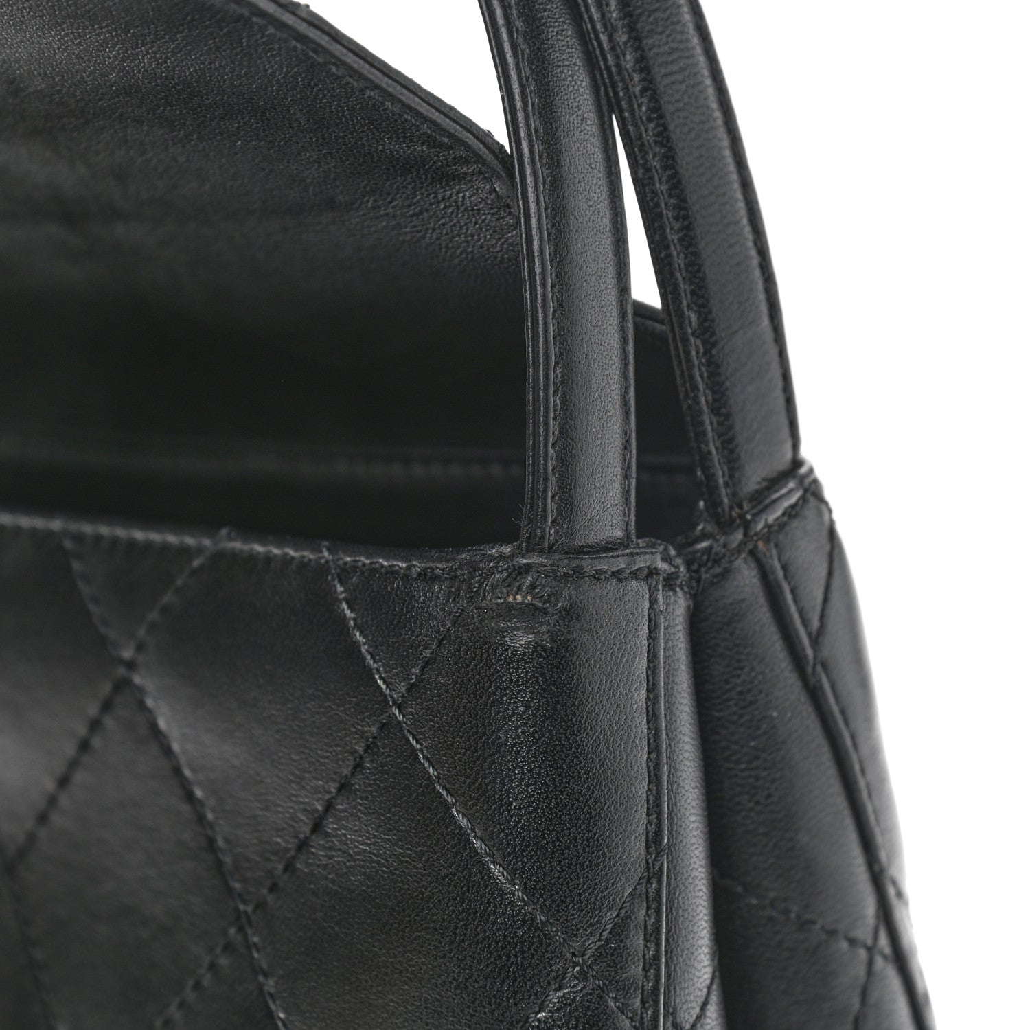 Chanel Lambskin Quilted Medium Kelly Flap Bag Black 14 of 14