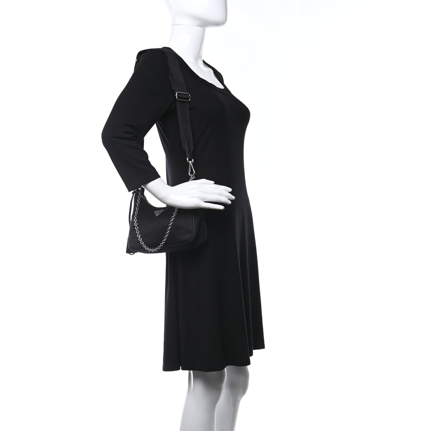 Nylon Re-Edition 2005 Shoulder Bag Black