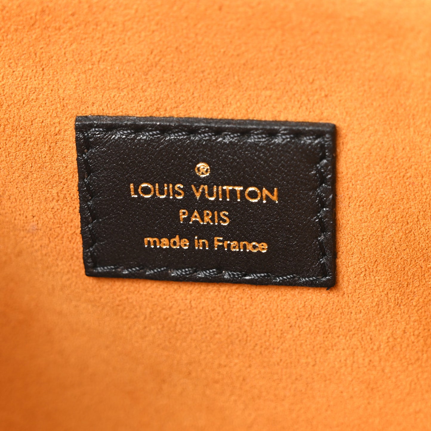 Lambskin Embossed Monogram Coussin MM Black Black