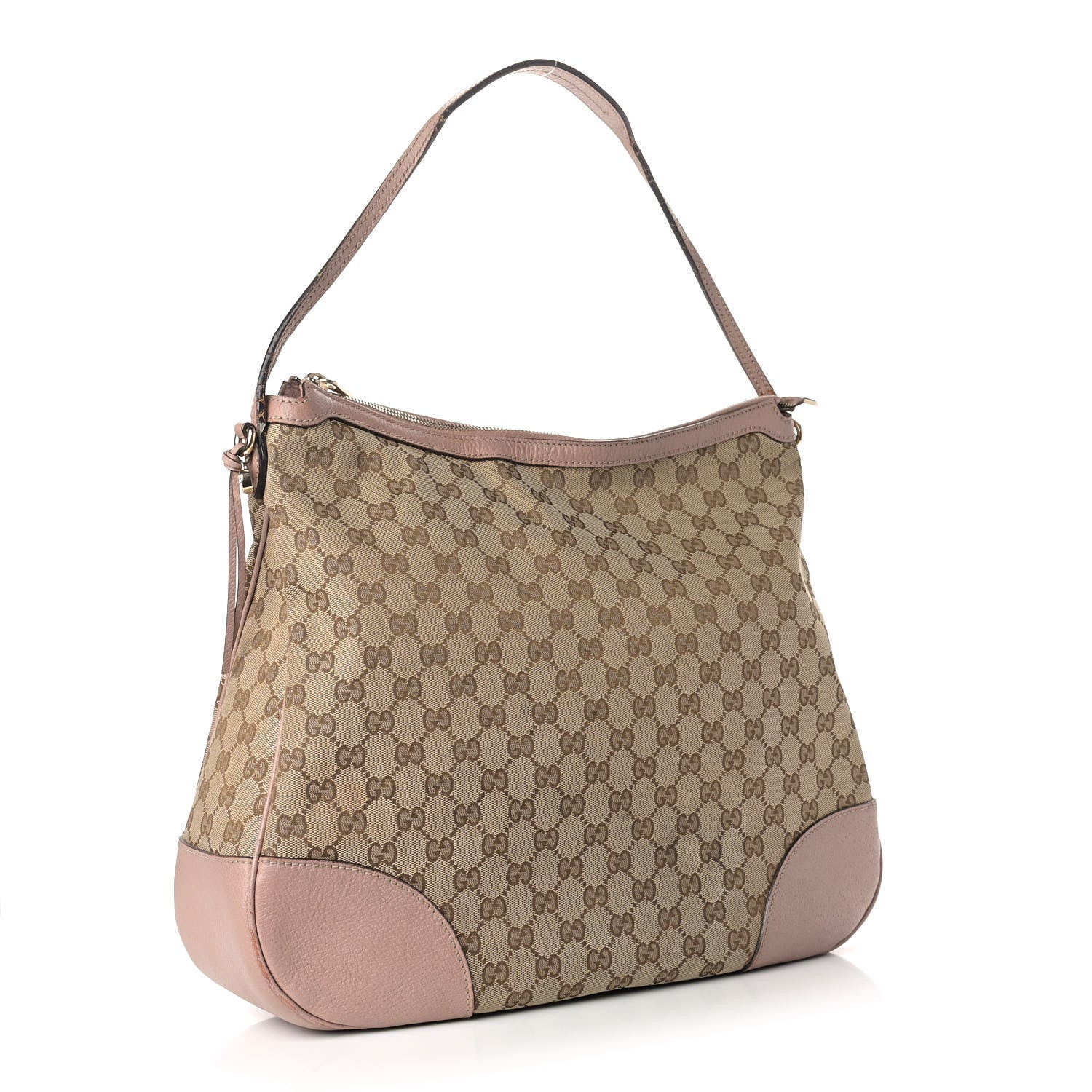 Gucci Monogram Large Bree Hobo Beige Soft Pink 3 of 14