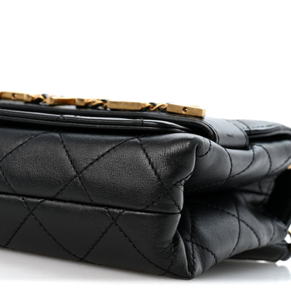 Chanel Calfskin Quilted Small Enchained Flap Black 10 of 14