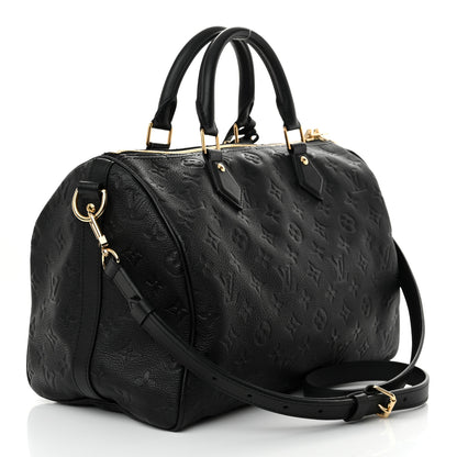 Louis Vuitton Empreinte Monogram Speedy Soft 30 Black 3 of 9