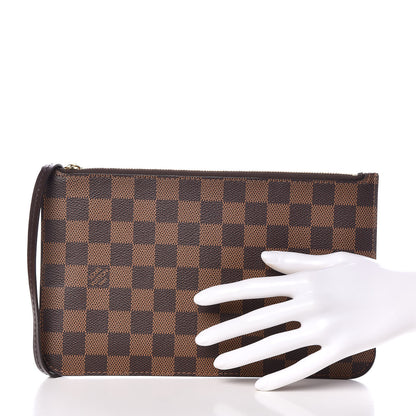 Louis Vuitton Damier Ebene Neverfull MM GM Pochette 2 of 6