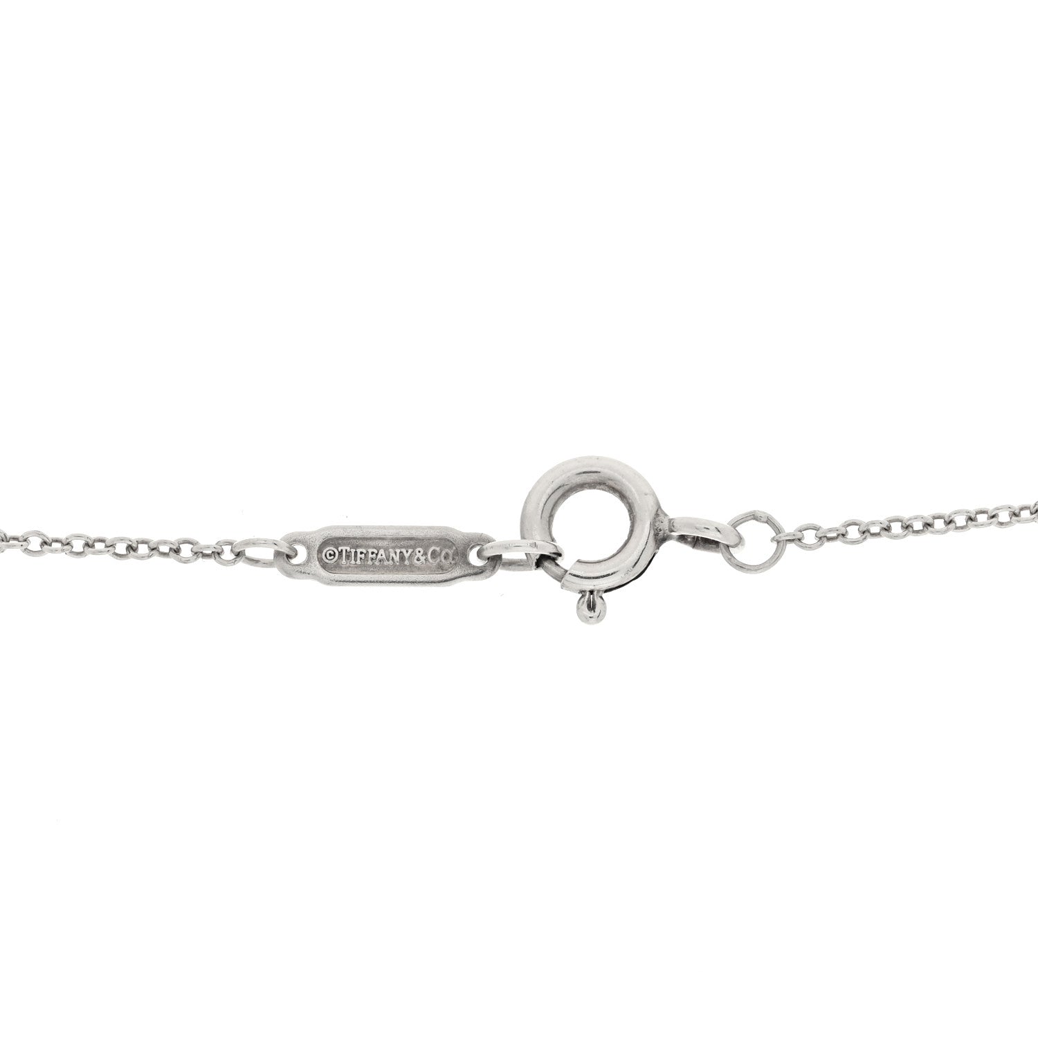 Tiffany Sterling Silver Rubedo 1837 Circles Pendant Necklace 4 of 6