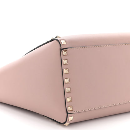 Valentino Garavani Vitello Rockstud Double Handle Tote Poudre 8 of 11