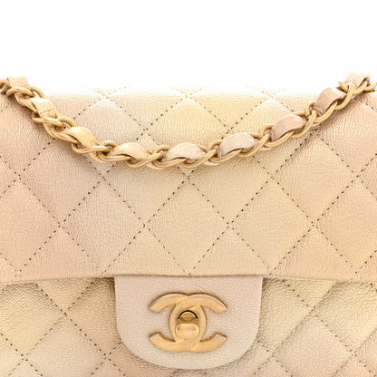 Chanel Metallic Goatskin Quilted Mini Rectangular Flap Gold 8 of 11