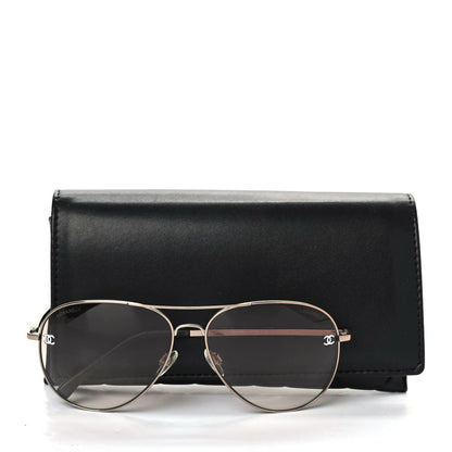 Chanel CC Aviator Sunglasses 4189-T-Q Pink 8 of 8