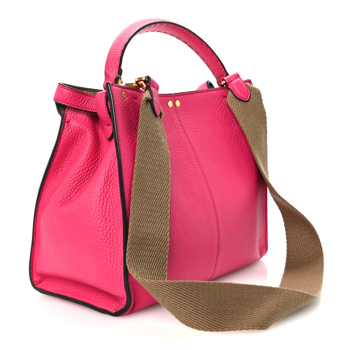 Cuoio Romano Selleria Medium Peekaboo X-Lite Fuxia