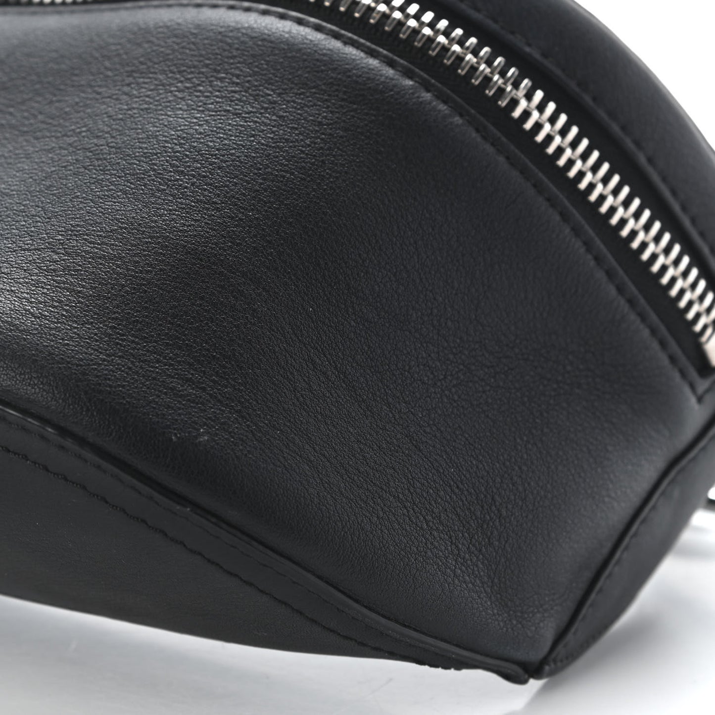 Calfskin Chain Belt Bag Black