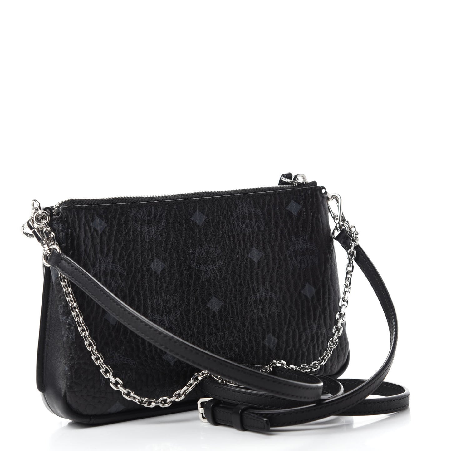 Visetos Medium Millie Chain Crossbody Bag Black