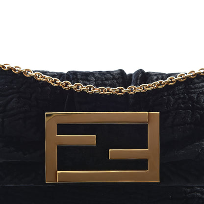 Fendi Velvet Mia Pochette Black 9 of 9