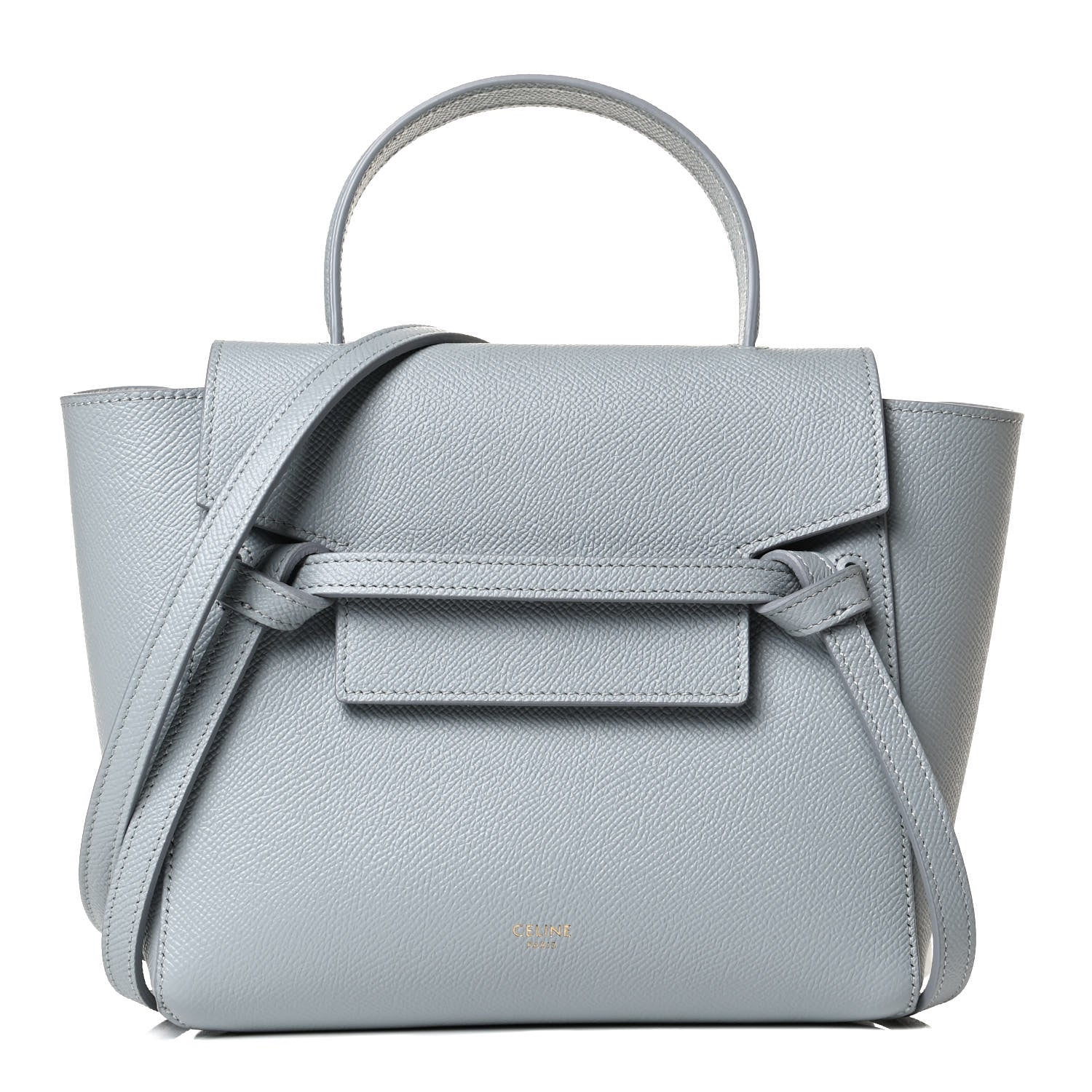 Celine Grained Calfskin Nano Belt Bag Mineral 1 of 11