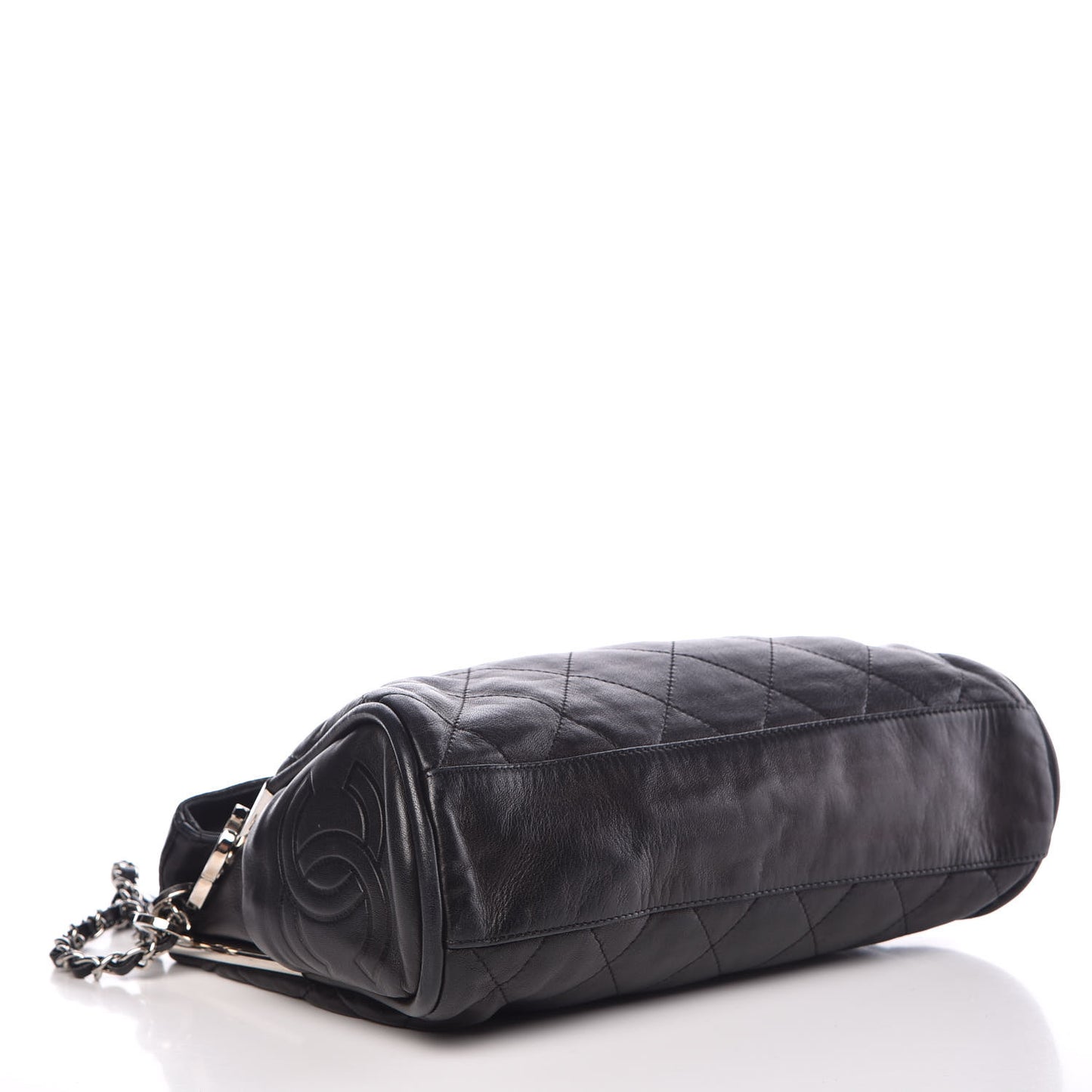 Lambskin Medium Ultimate Soft Tote Black