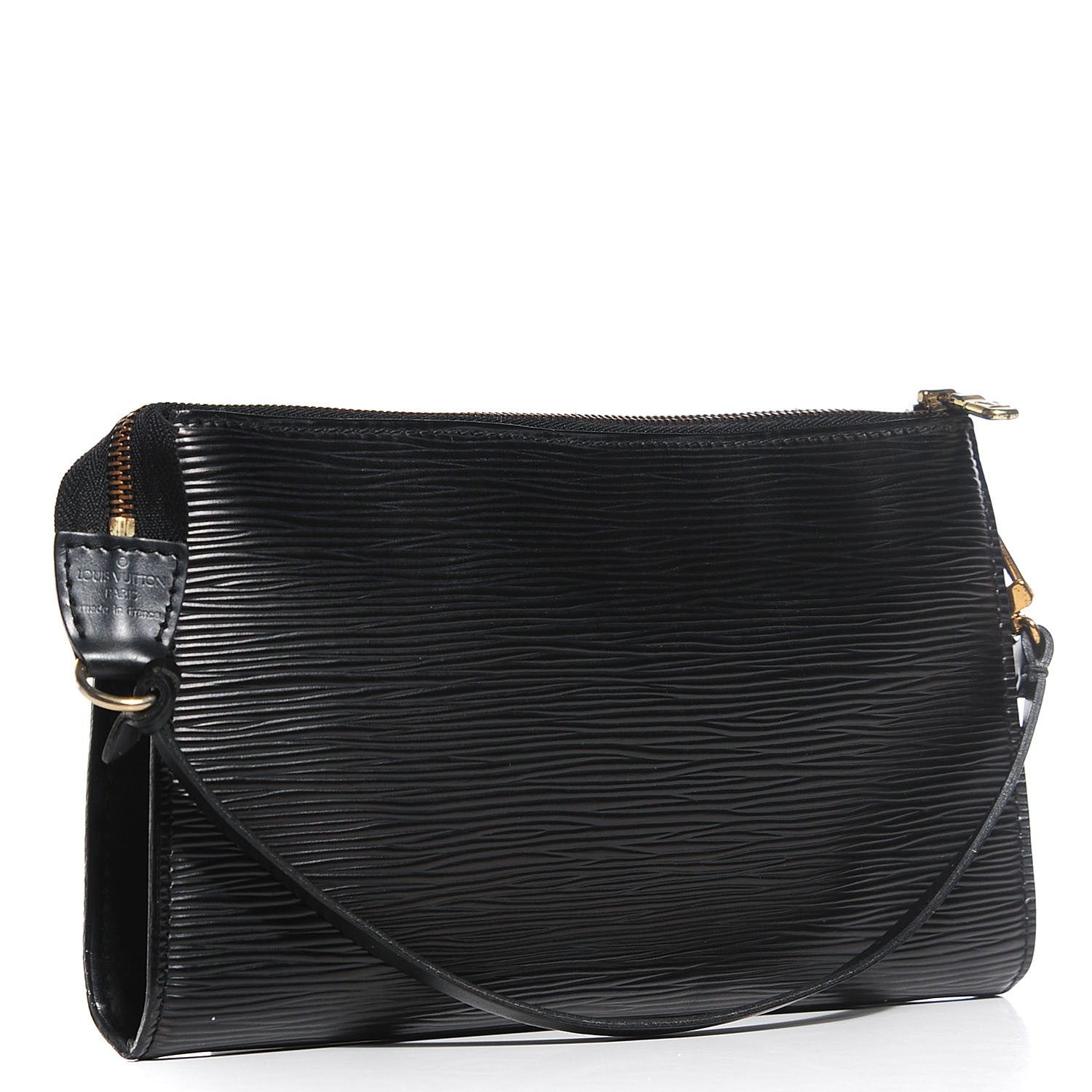 Louis Vuitton Epi Pochette Accessories 24 Black 3 of 7