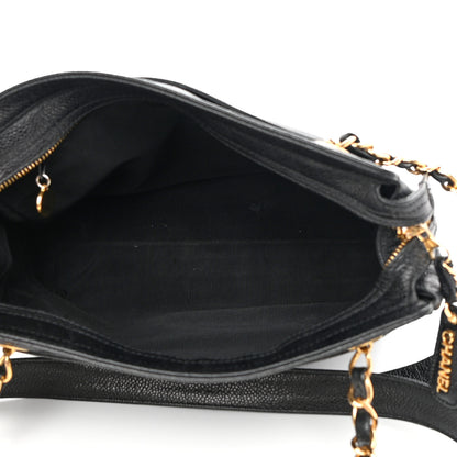 Chanel Caviar CC Shoulder Bag Black 4 of 12