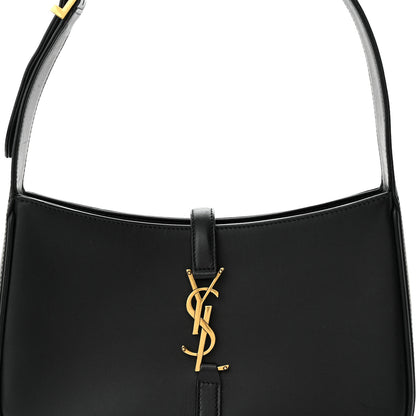 Saint Laurent SAINT LAURENT Smooth Calfskin Le 5 A 7 Hobo Black 8 of 10