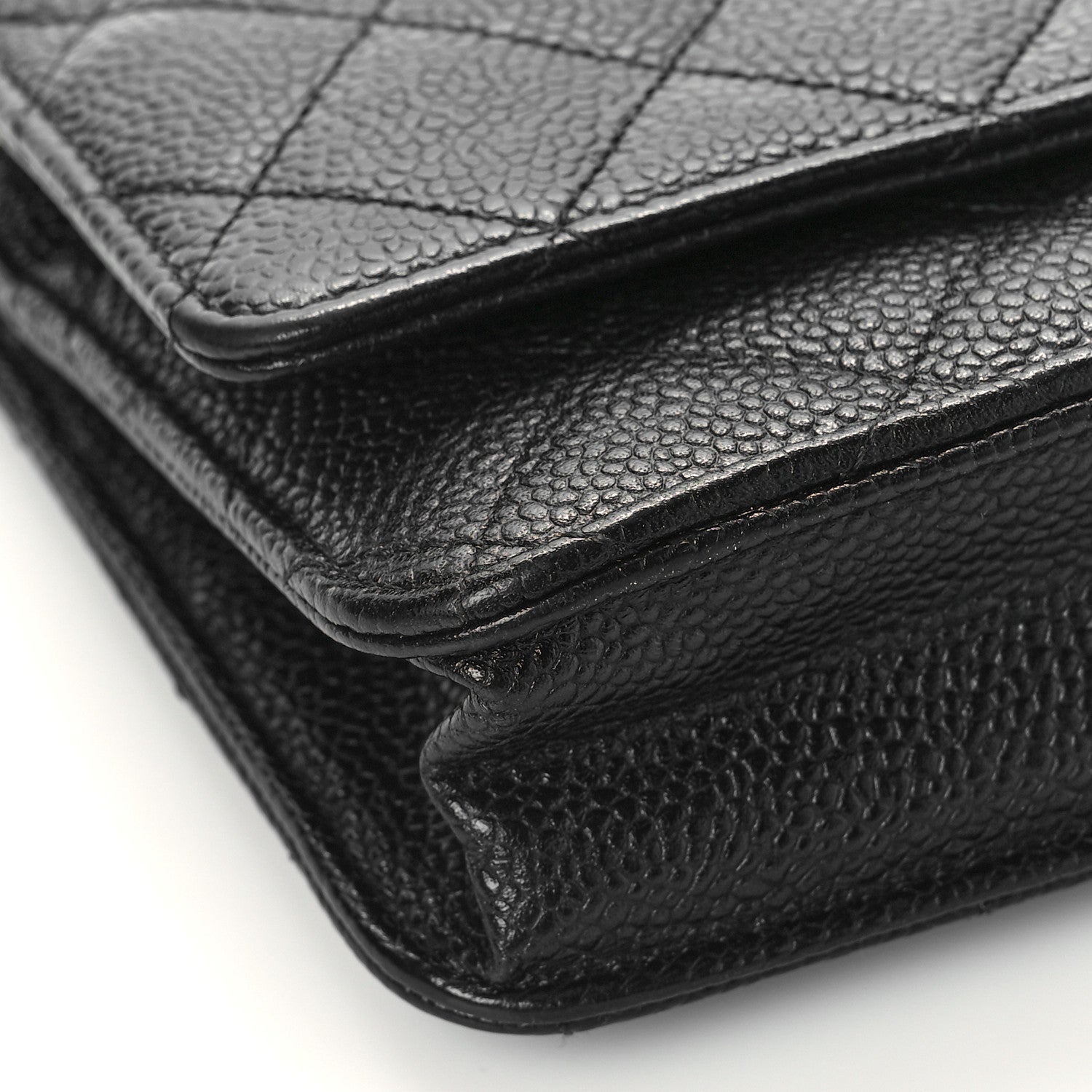 Chanel Caviar Quilted Wallet On Chain WOC Black 8 of 10