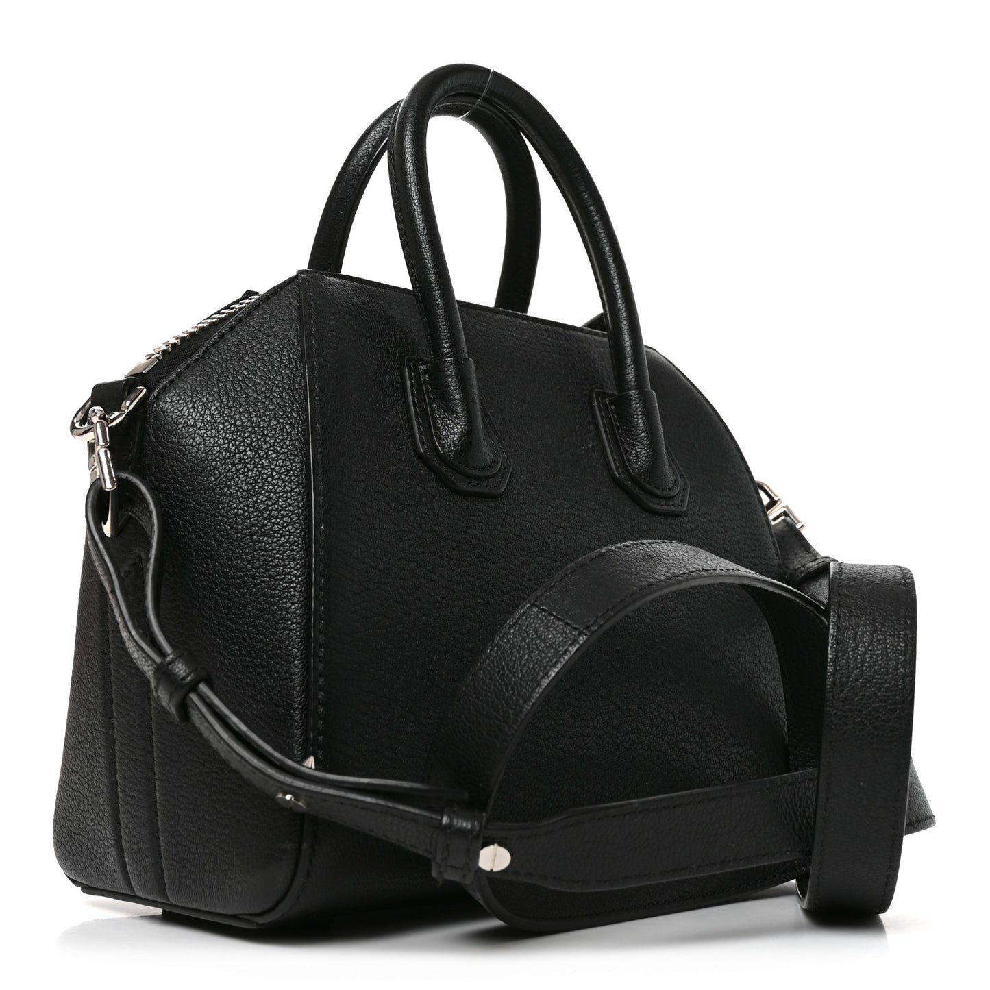 Sugar Goatskin Mini Antigona Black