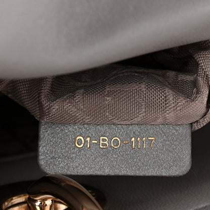 Christian Dior Metallic Lambskin Cannage Mini Lady Dior Grey 7 of 10
