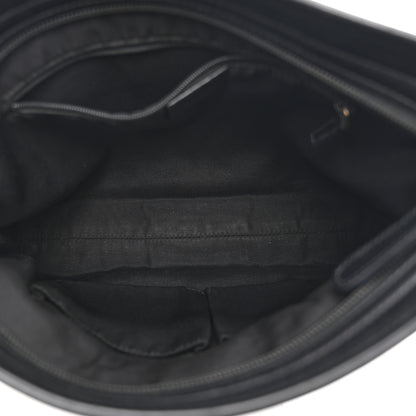 Gucci GG Monogram Web Flat Messenger Bag Black 5 of 11