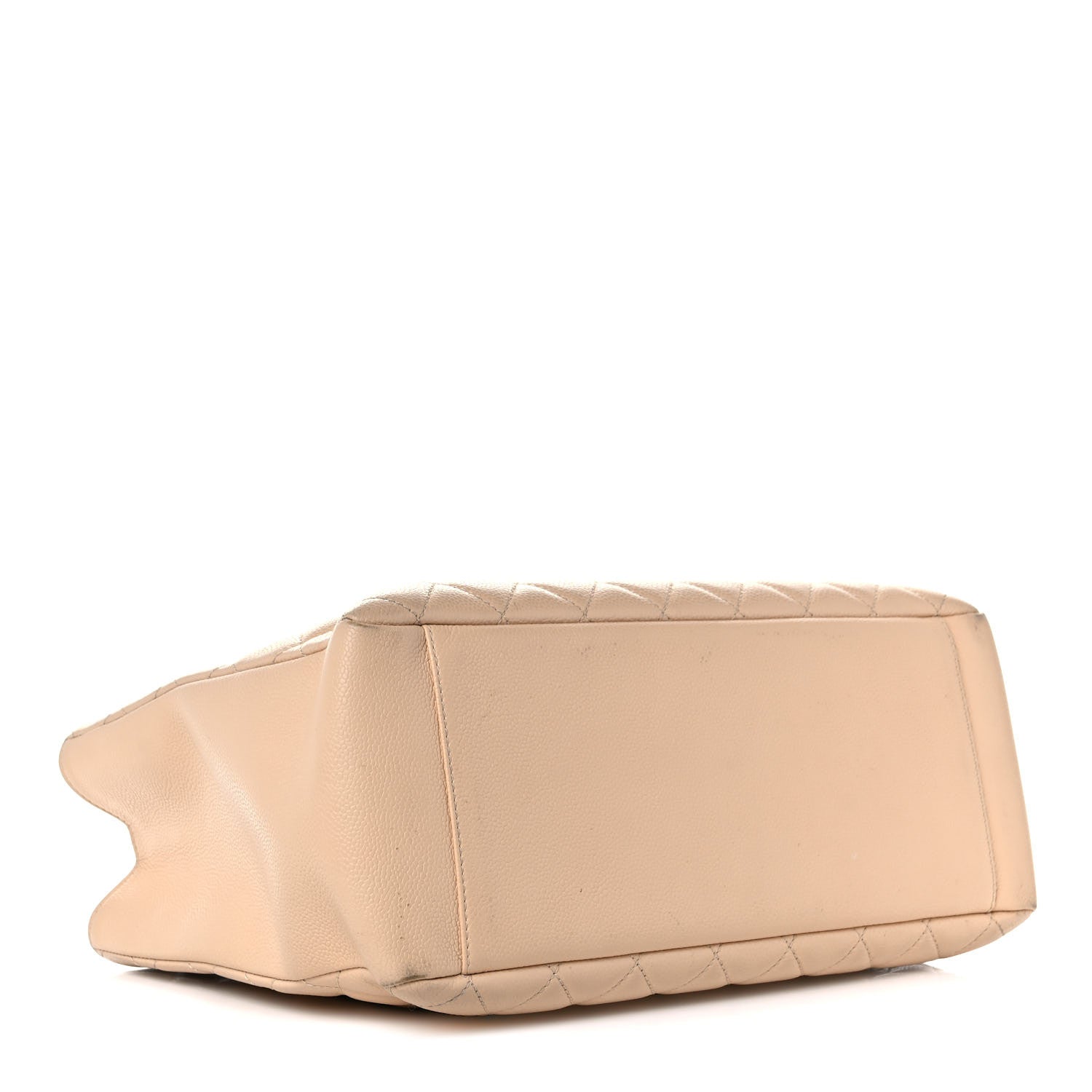 Chanel Caviar Quilted Grand Shopping Tote GST Beige Clair 3 of 32